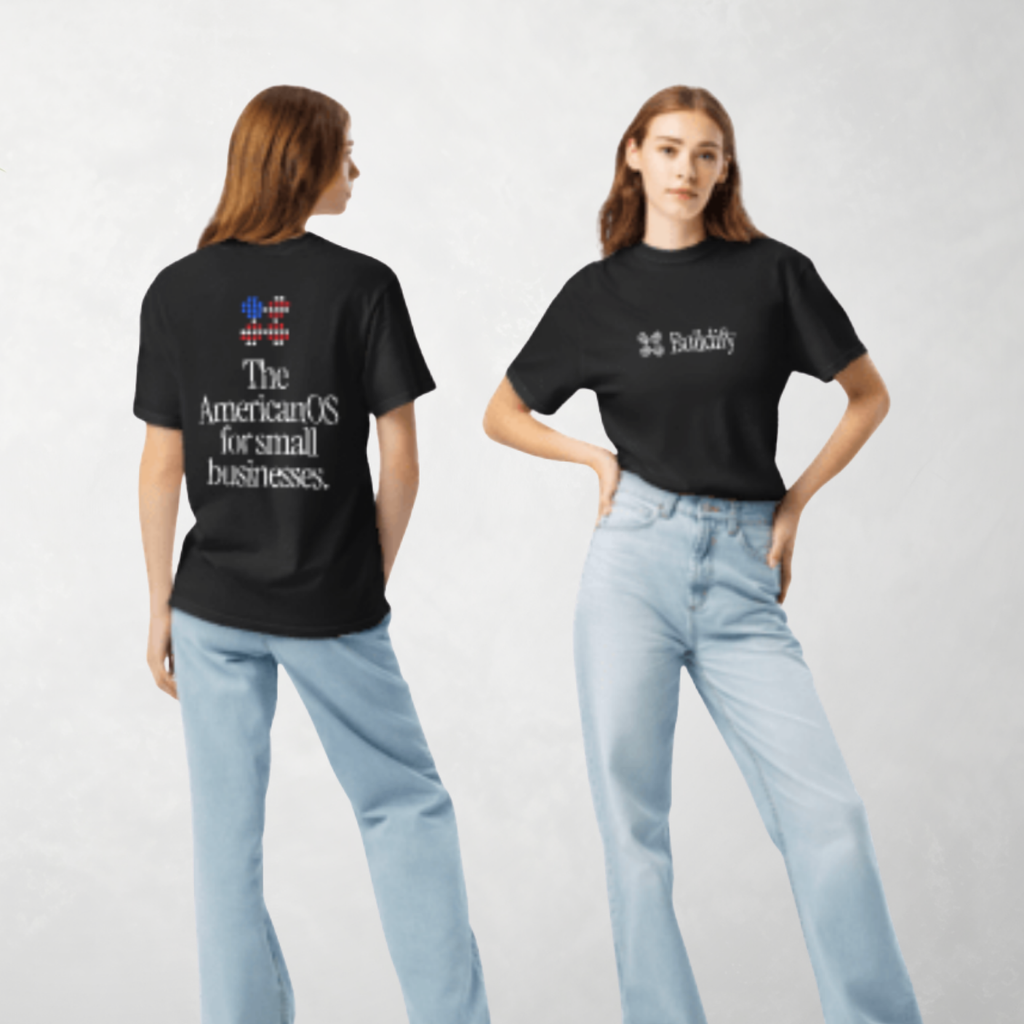 Buildify "Retro USA" Tee (Black)